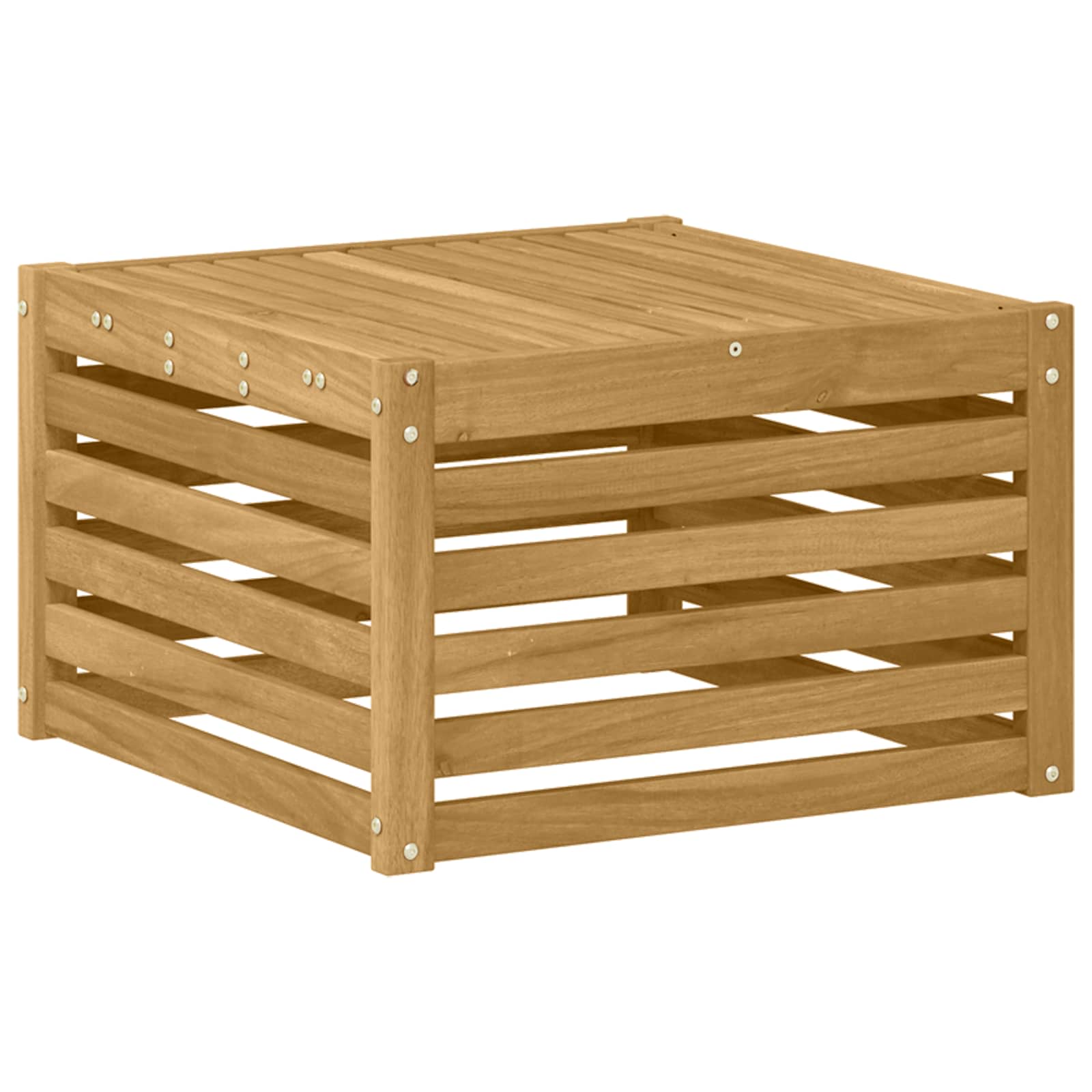 Set vanjskih sofa 7 pcs Bijela i svjetlosiva Poliester