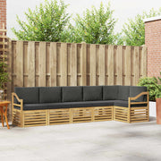 Set vanjskih sofa 6 pcs Bijela i antracit 304 x 126,5 x 73 cm