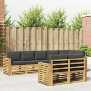 Set vanjskih sofa 8 pcs Bijela i antracit 310 x 132,5 x 73 cm