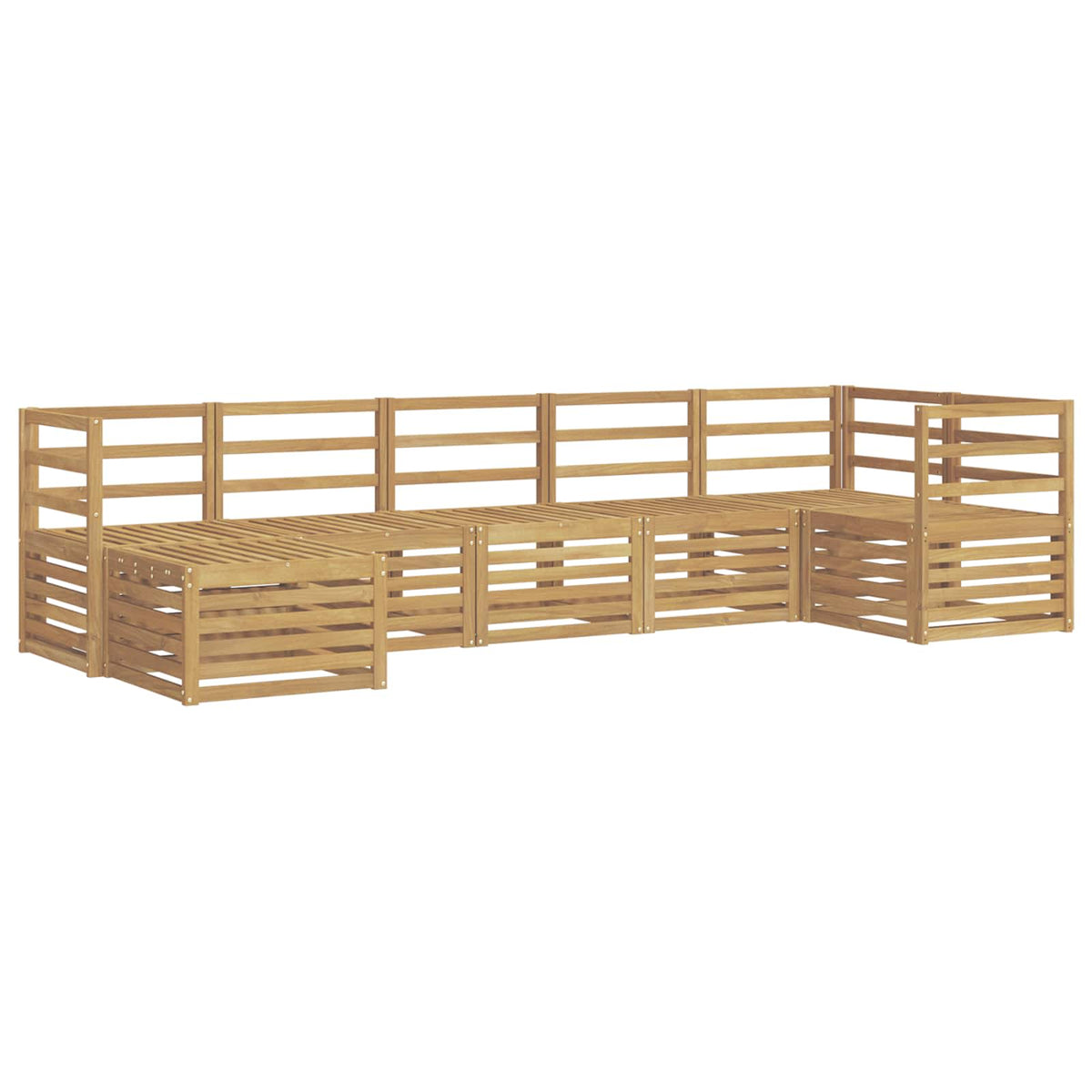 Set vanjskih sofa 7 pcs Bijela