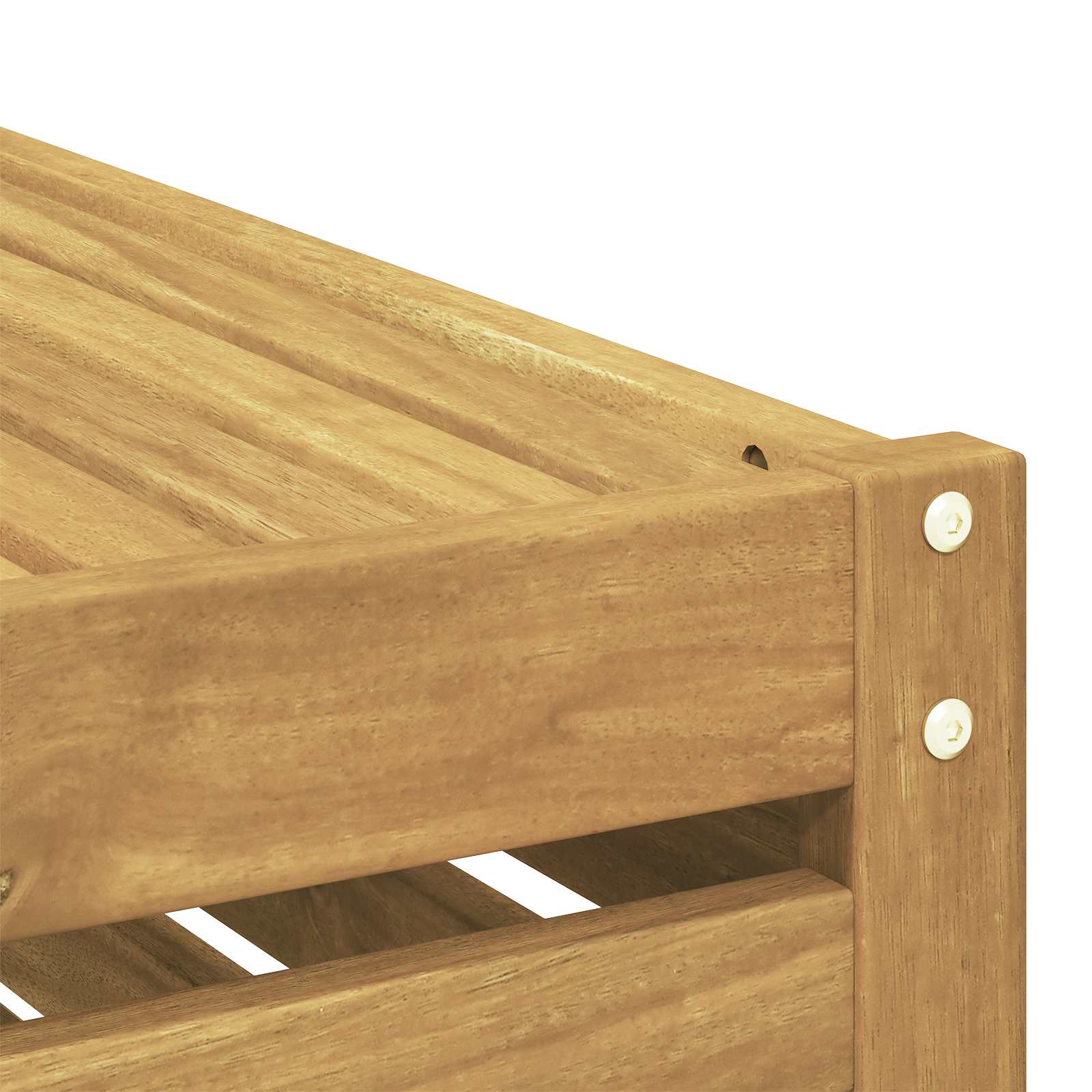 Setovi sofa 6 pcs Bijela Čvrsto drvo akacije