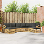 Set vanjskih sofa 8 pcs Bijela i antracit 304 x 185,5 x 73 cm
