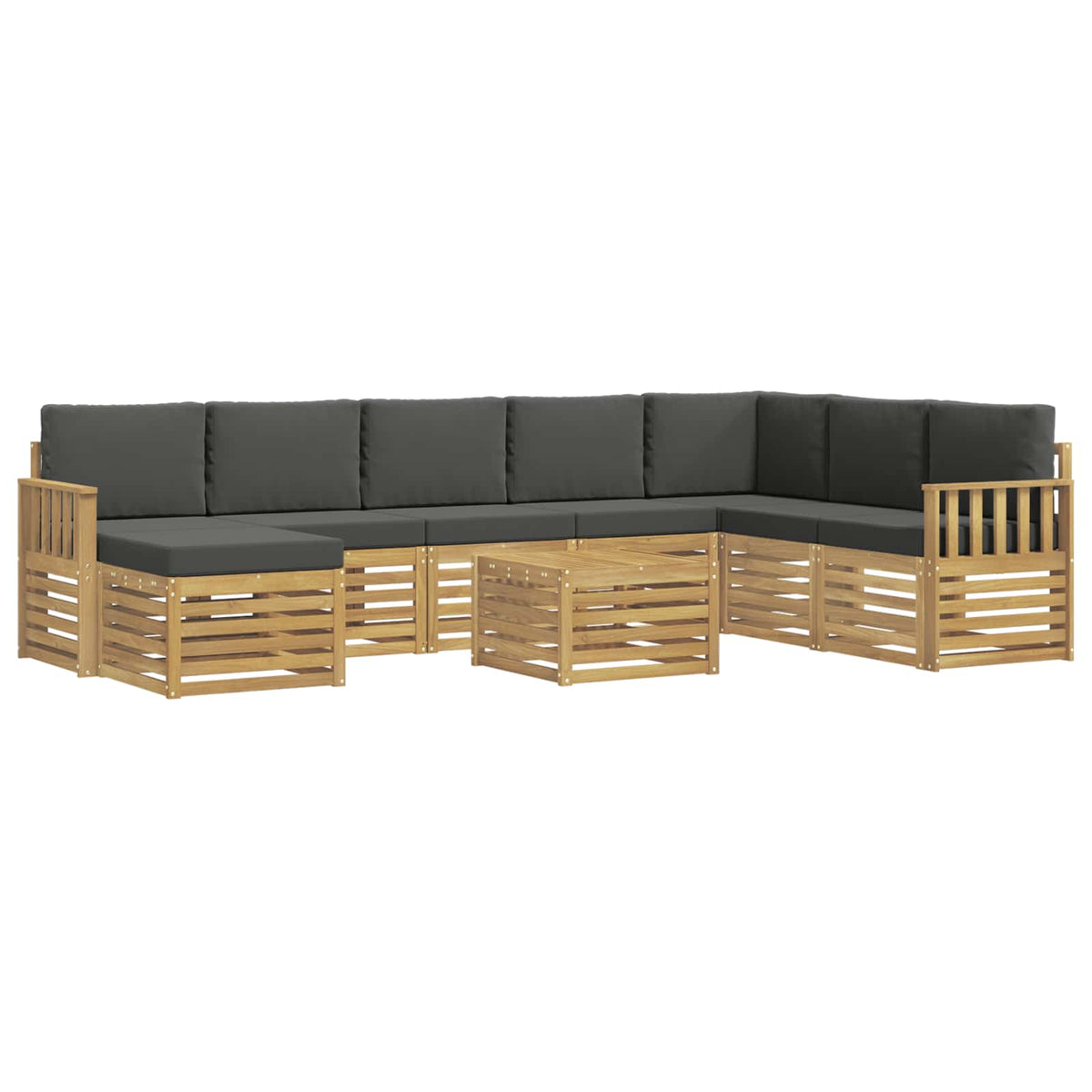Setovi sofa Čvrsto drvo akacije
