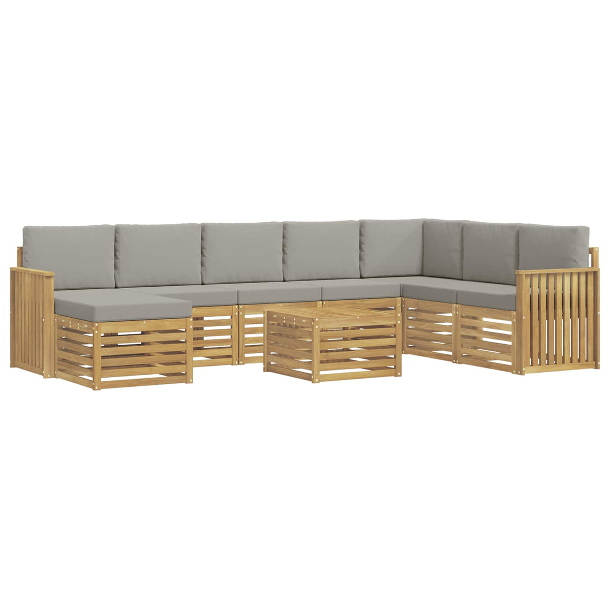 Setovi sofa Čvrsto drvo akacije