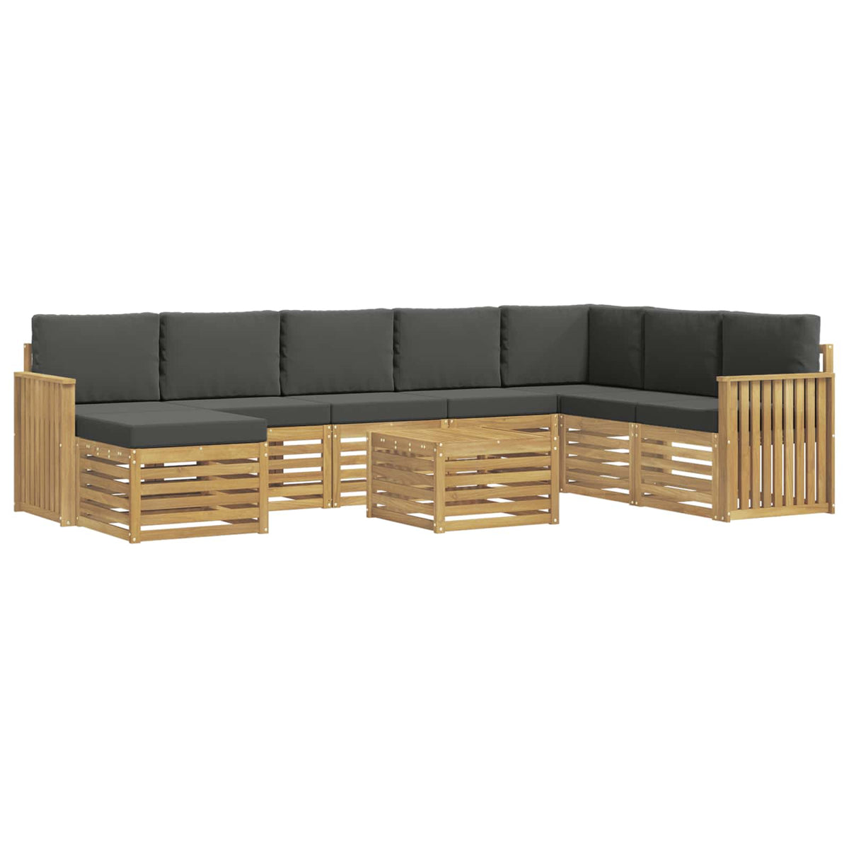 Setovi sofa Čvrsto drvo akacije