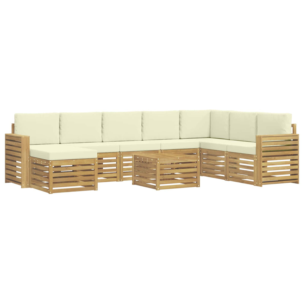 Setovi sofa Čvrsto drvo akacije