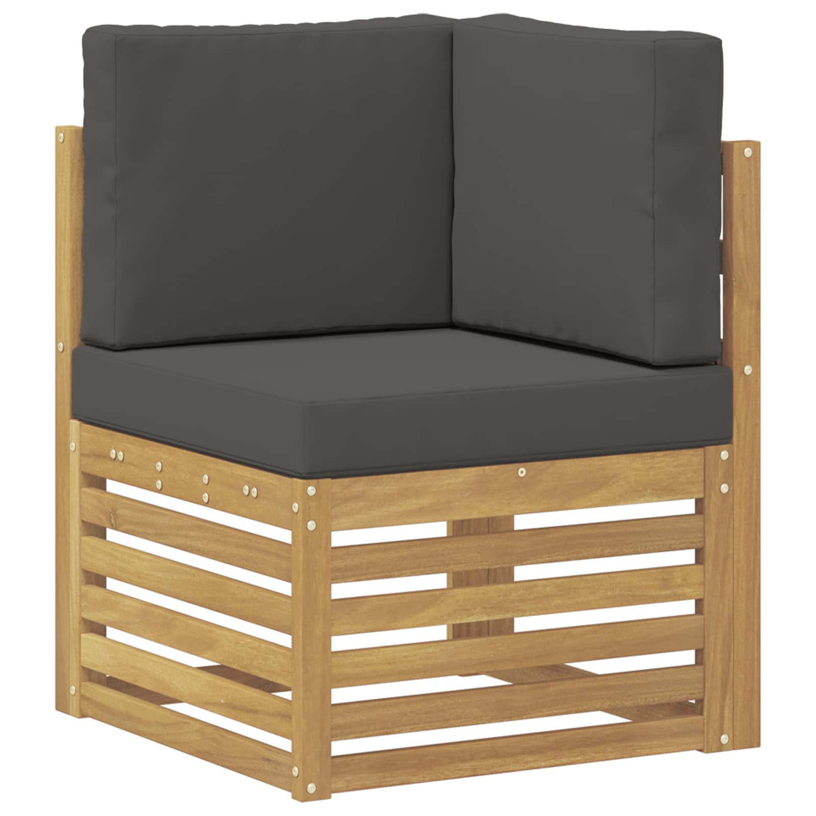 Set vanjskih sofa 6 pcs Bijela i Antracit 304 x 128,5 x 73 cm
