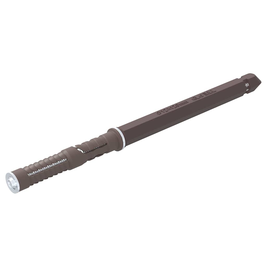 Podupirači za plutajuće police 12 pcs Bež Ø12 x 190 mm Čelik