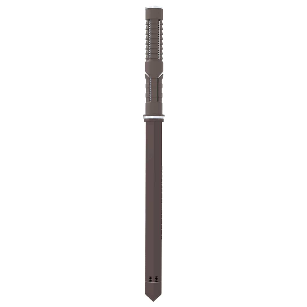 Podupirači za plutajuće police 12 pcs Bež Ø12 x 190 mm Čelik