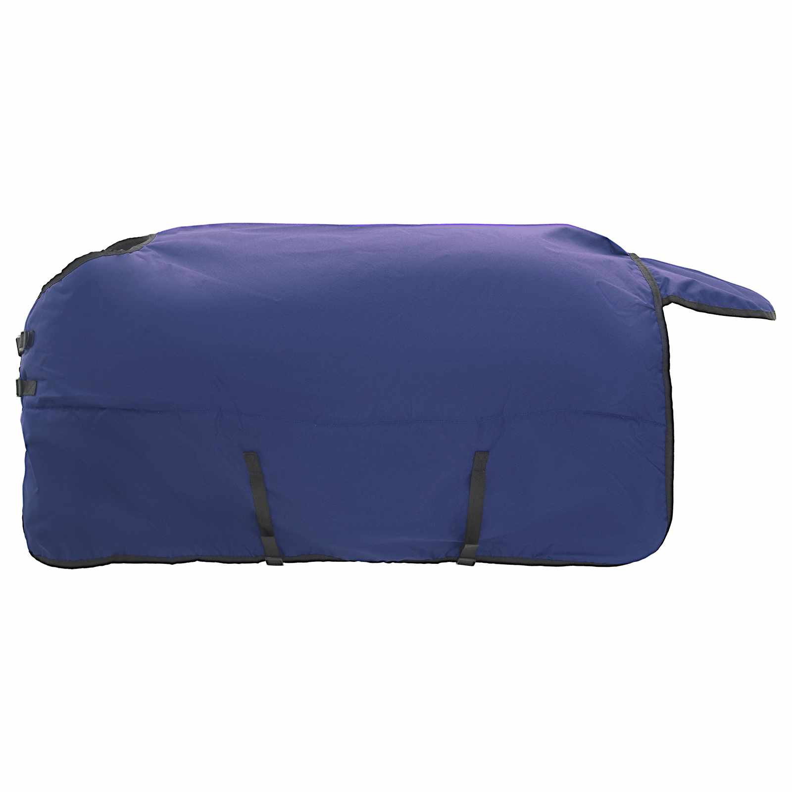 Pokrivač za konje Tamno zelena i crna 145 cm Poliester