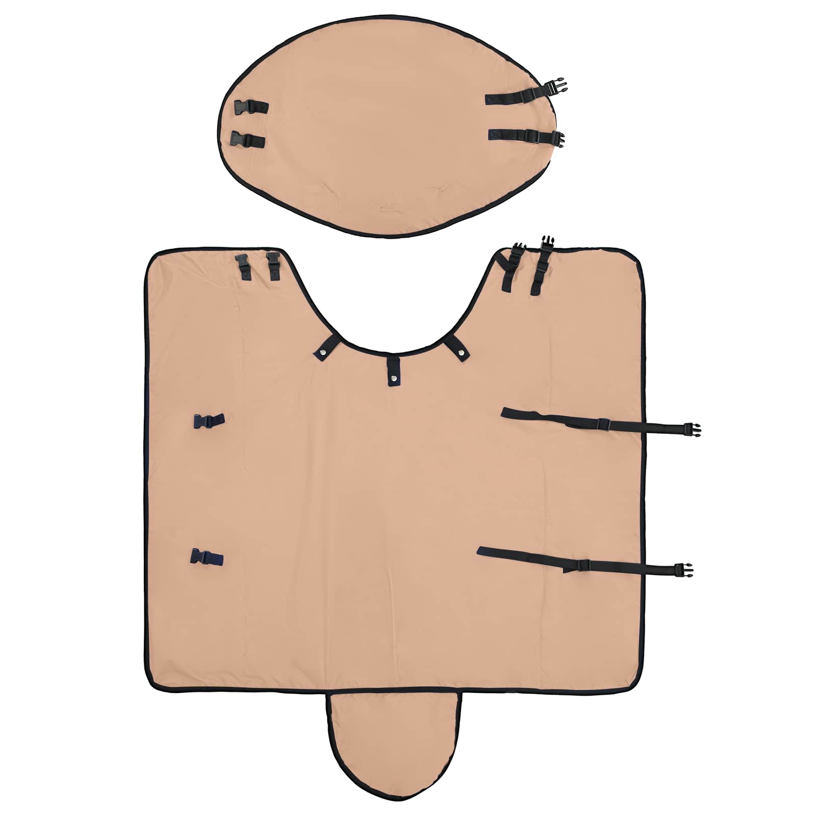 Pokrivač za konje Boja cappuccina 115 cm Poliester