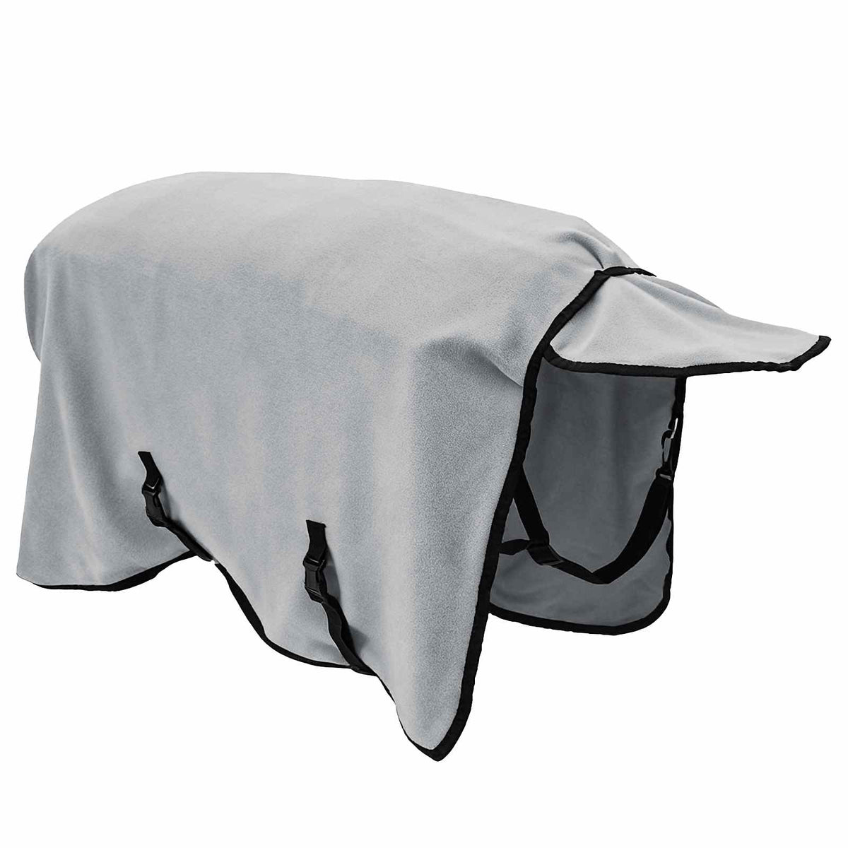 Pokrivač za konje Cjela svijetlo siva i roza 75 cm Poliester