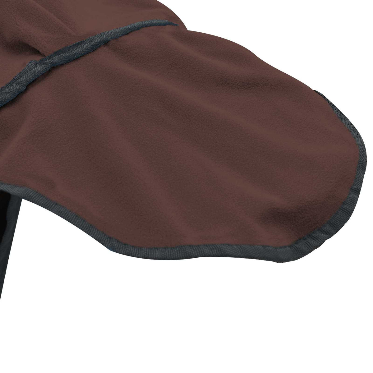 Pokrivač za konje Puni tamnosmeđi 125 cm Poliester
