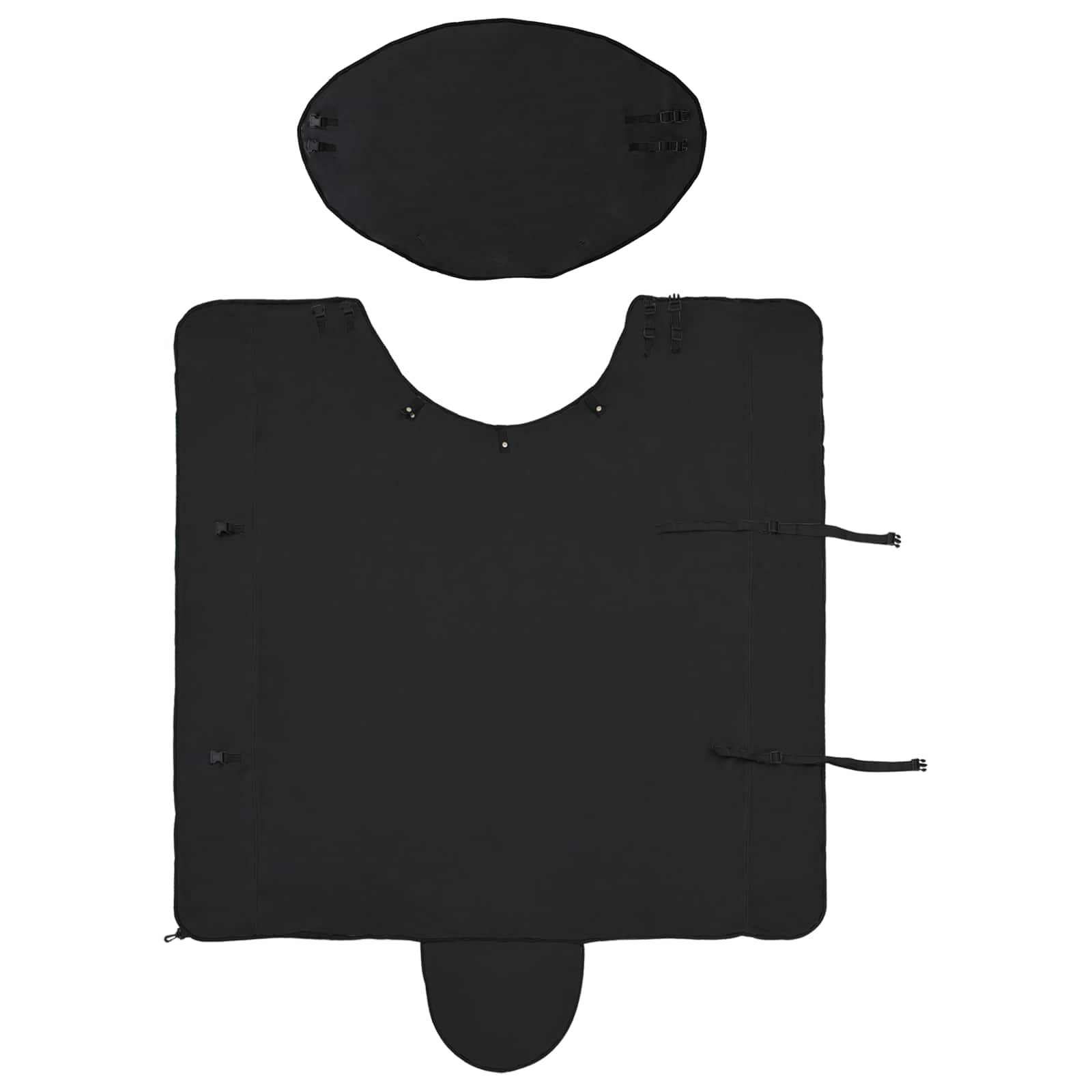 Pokrivač za konje Crna 145 cm Poliester