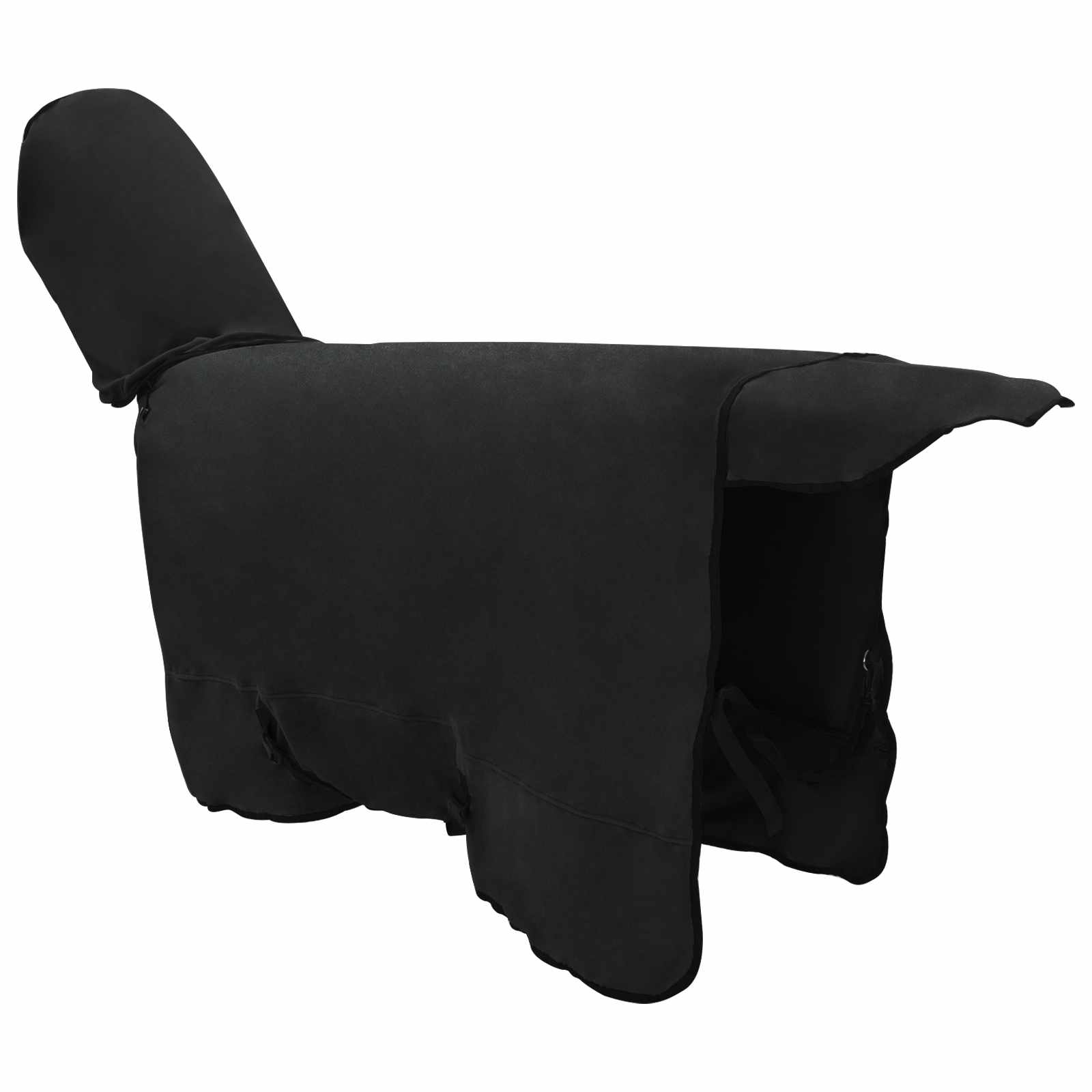Pokrivač za konje Crna 155 cm Poliester