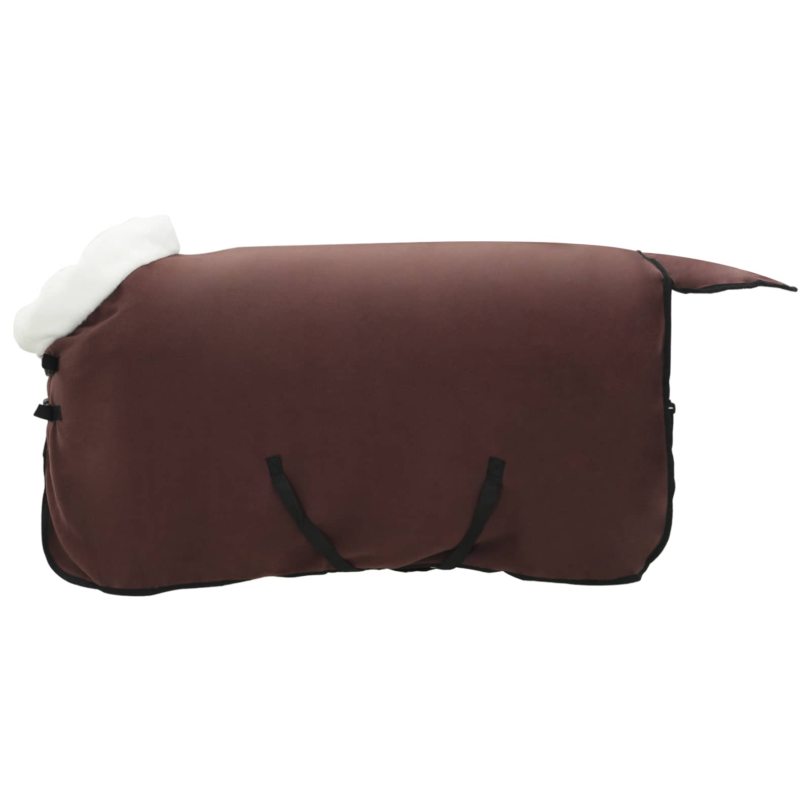 Pokrivač za konje Puni tamnosmeđi 95 cm Polartec