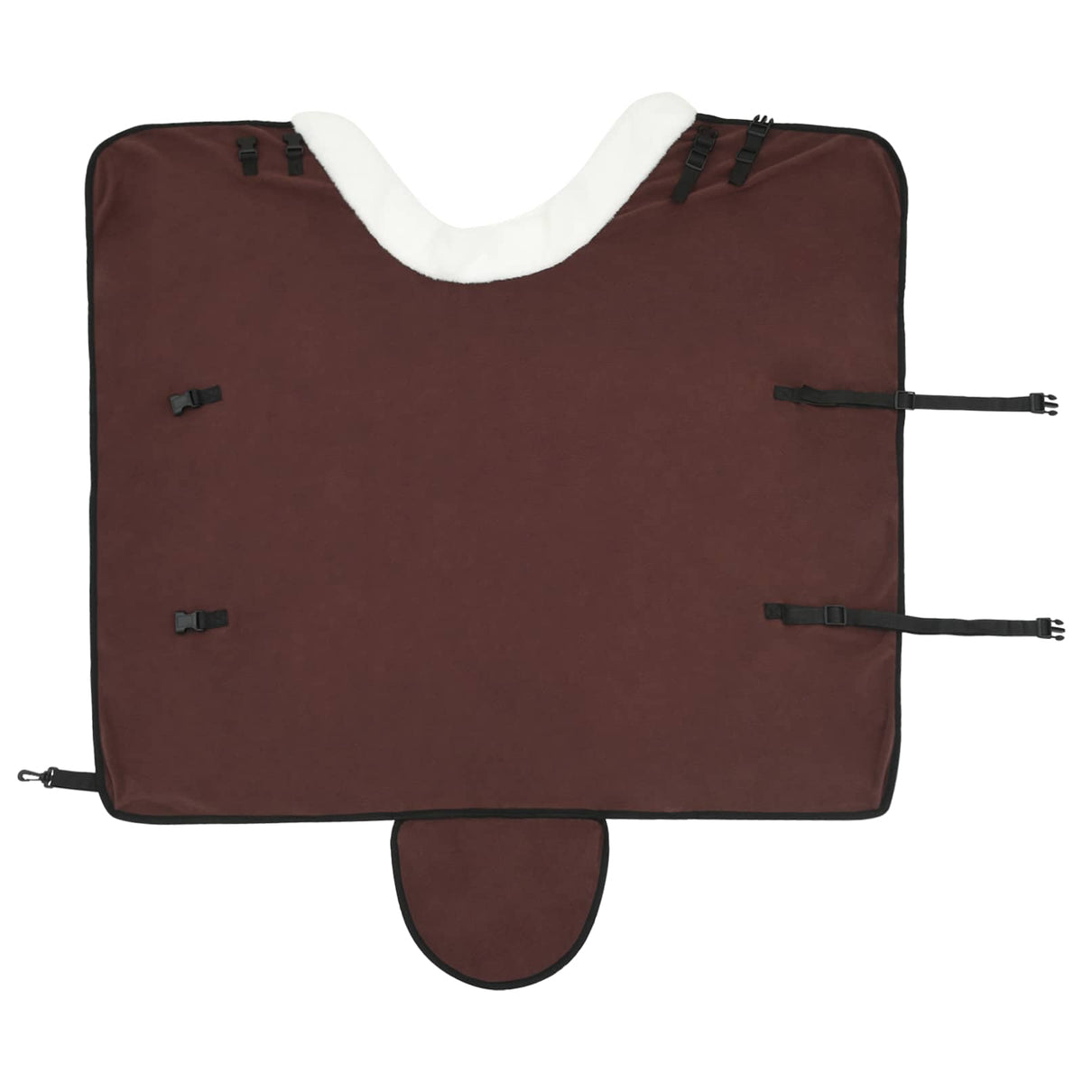 Pokrivač za konje Puni tamnosmeđi 105 cm Polartec