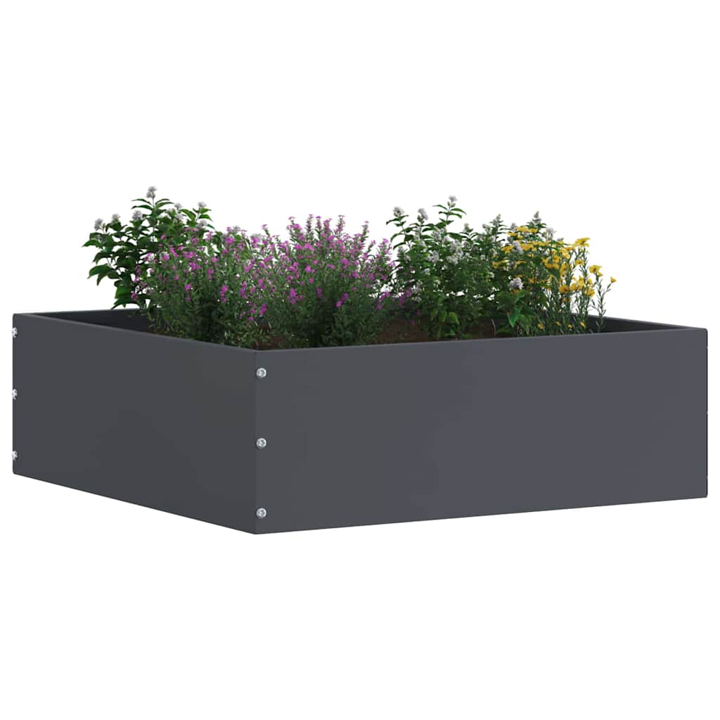 Ograda oko Travnjaka 6 pcs Antracit 40 x 40 x 13 cm Čelik