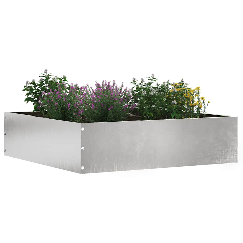 Ograda oko Travnjaka 6 pcs Srebrno 50 x 50 x 13 cm