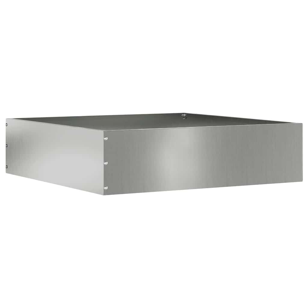 Ograda oko Travnjaka 6 pcs Srebrno 50 x 50 x 13 cm