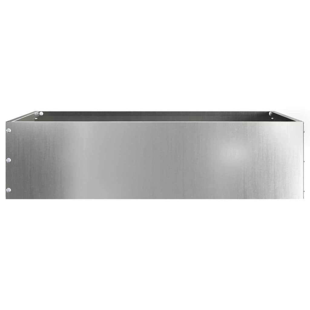 Ograda oko Travnjaka 6 pcs Srebrno 50 x 50 x 13 cm