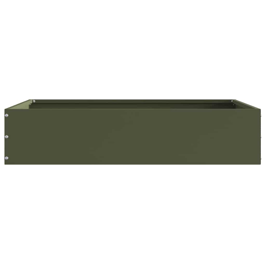Ograda oko Travnjaka 6 pcs Maslinasto zelena 60 x 60 x 13 cm