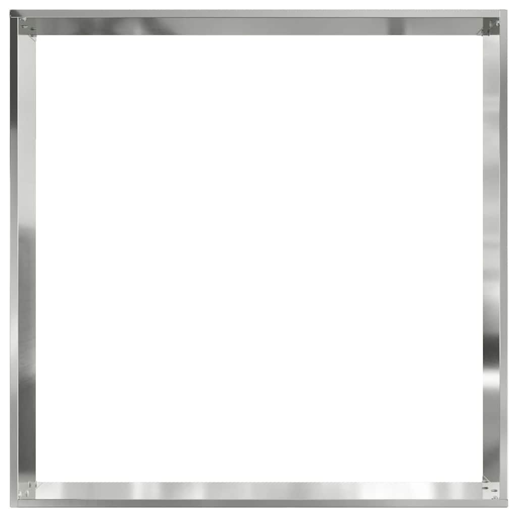 Ograda oko Travnjaka Srebrno 60 x 60 x 13 cm Cinkani čelik