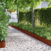 Rubnjaci za travnjak 30 pcs 103 x 0,05 x 22 cm Rđa