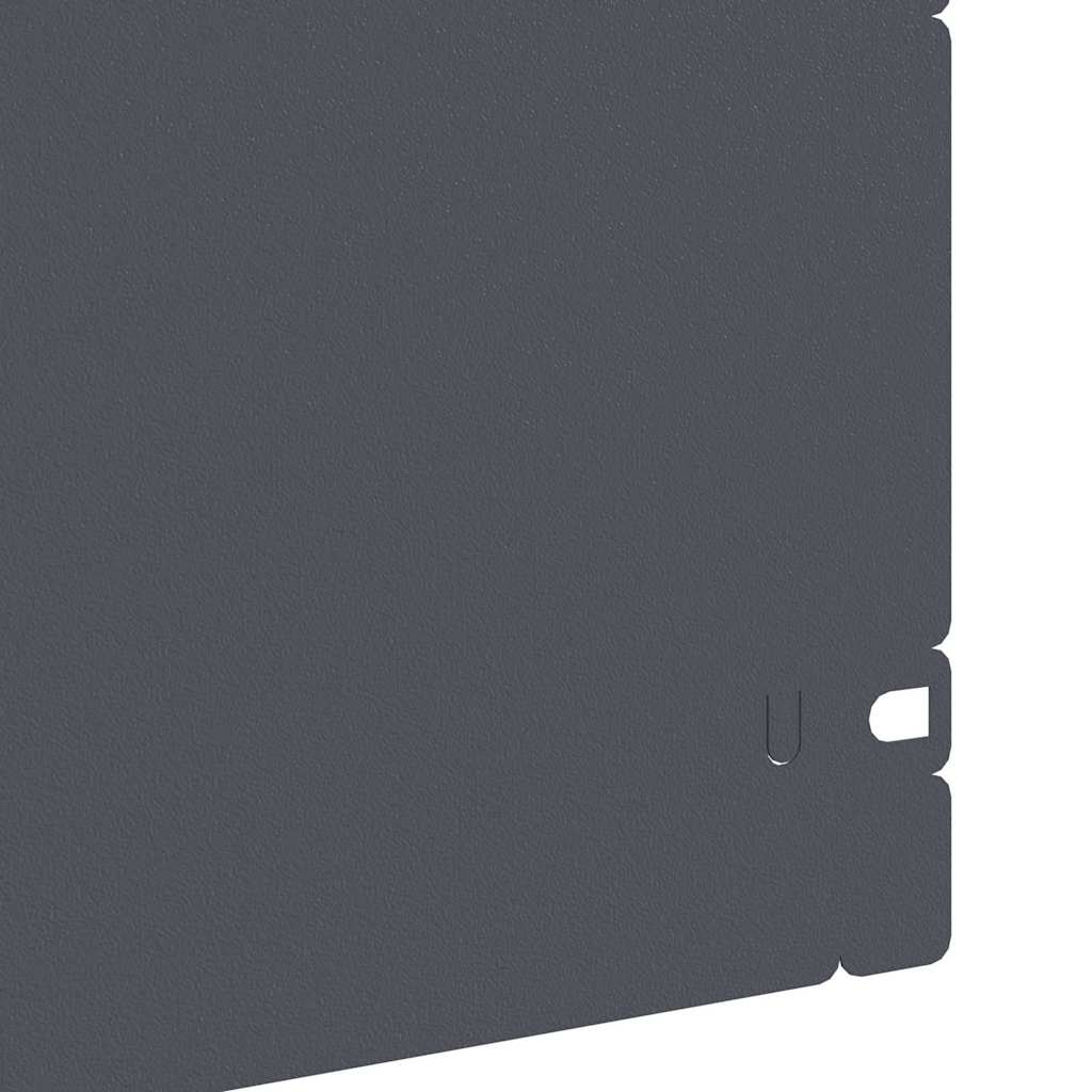 Rubnjaci za travnjak 10 pcs Antracit 103 x 0,05 x 22 cm Čelik