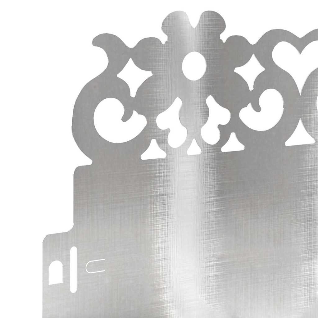 Rubnjaci za travnjak 20 pcs Srebrno 103 x 0,05 x 22 cm