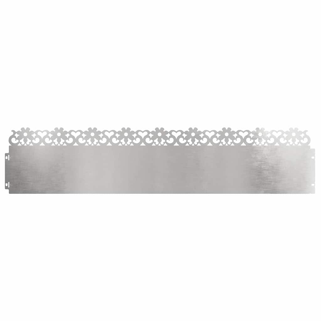 Rubnjaci za travnjak 20 pcs Srebrno 103 x 0,05 x 22 cm