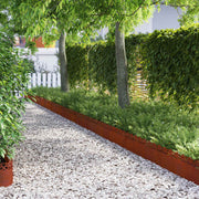 Rubnjaci za travnjak 10 pcs Rđa 103 x 0,05 x 22 cm