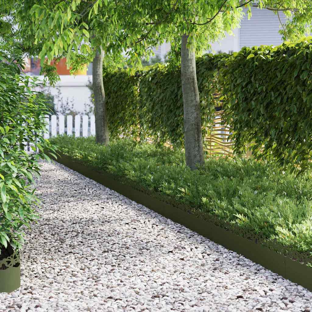 Rubnjaci za travnjak 10 pcs Maslinasto zelena