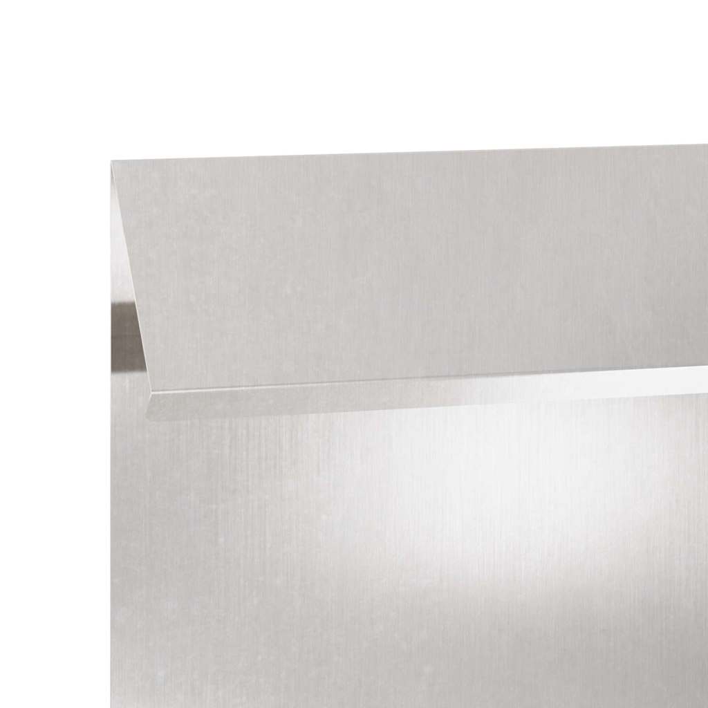 Ograda protiv puževa 4 pcs Srebrno 100 x 3,5 x 25 cm