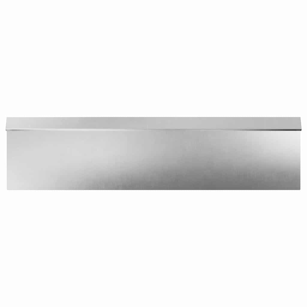 Ograda protiv puževa 4 pcs Srebrno 100 x 3,5 x 25 cm