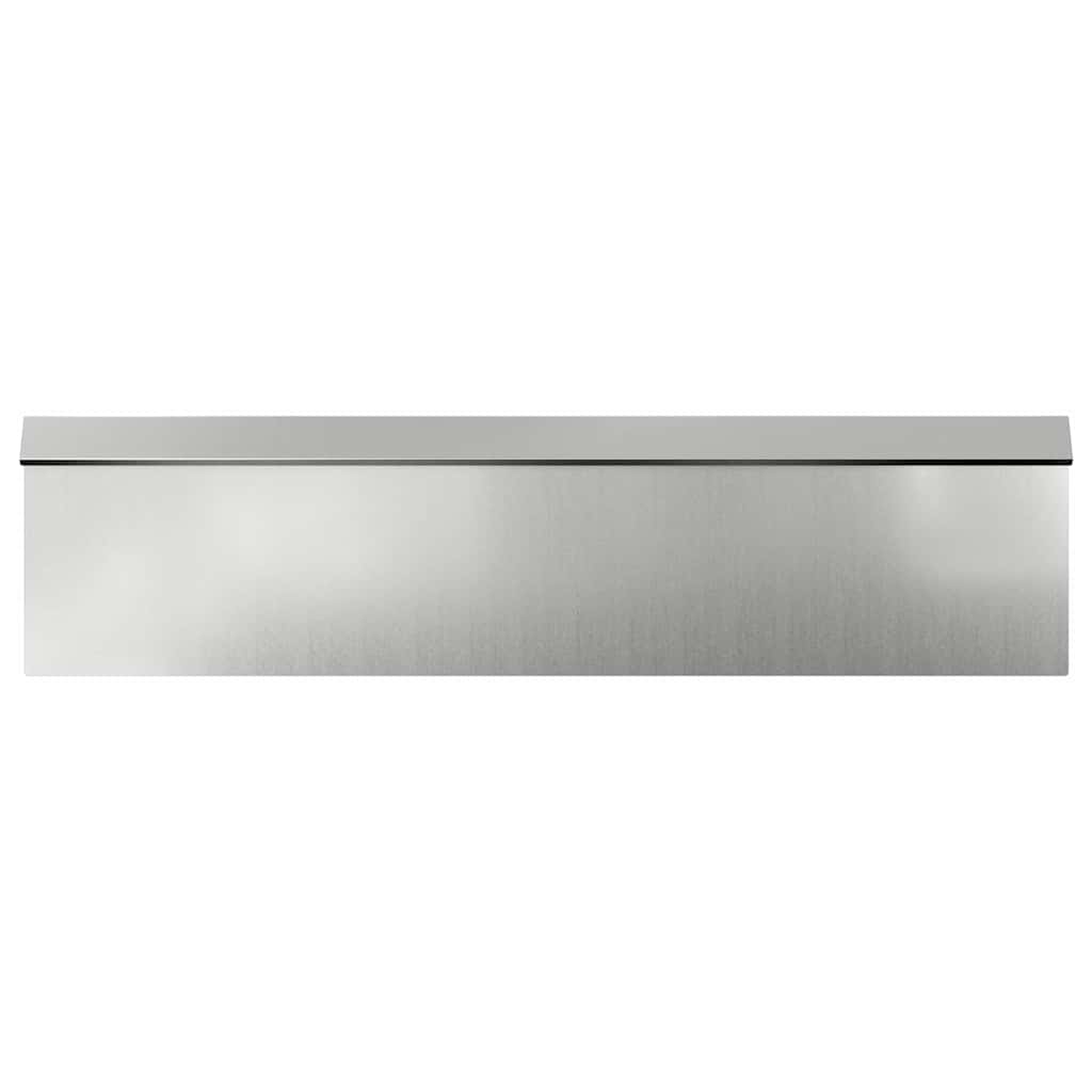 Ograda protiv puževa 4 pcs Srebrno 100 x 3,5 x 25 cm