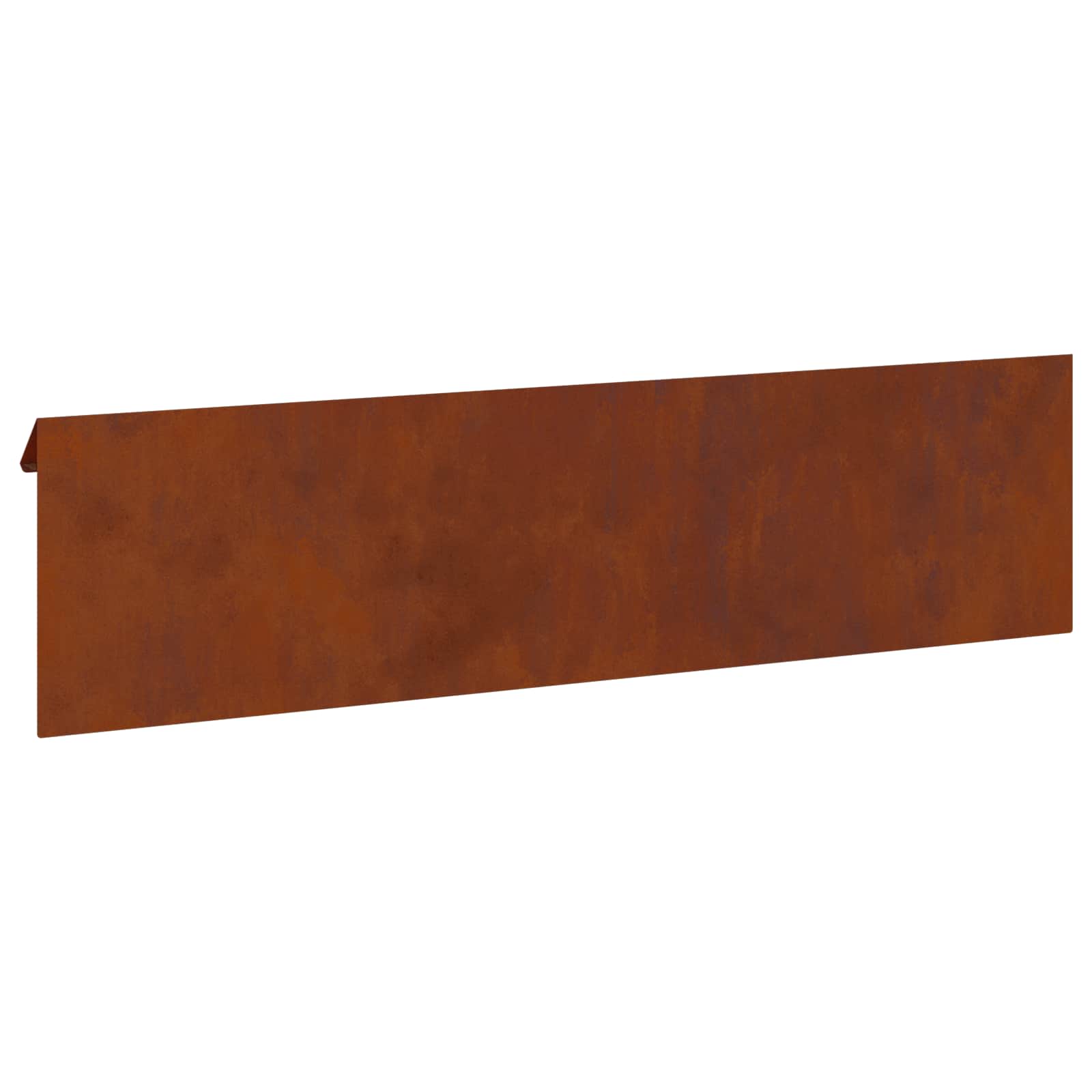 Ograda protiv puževa 4 pcs Rđa 100 x 3,5 x 25 cm