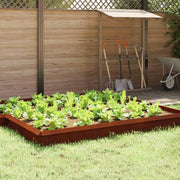 Ograda protiv puževa 16 pcs Rđa 100 x 3,5 x 25 cm