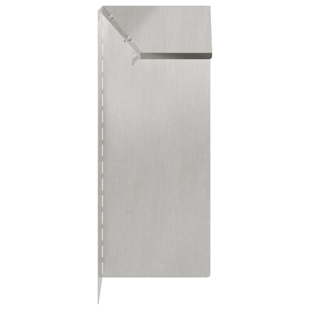 Ograda protiv puževa 4 pcs Srebrno 10 x 10 x 25 cm