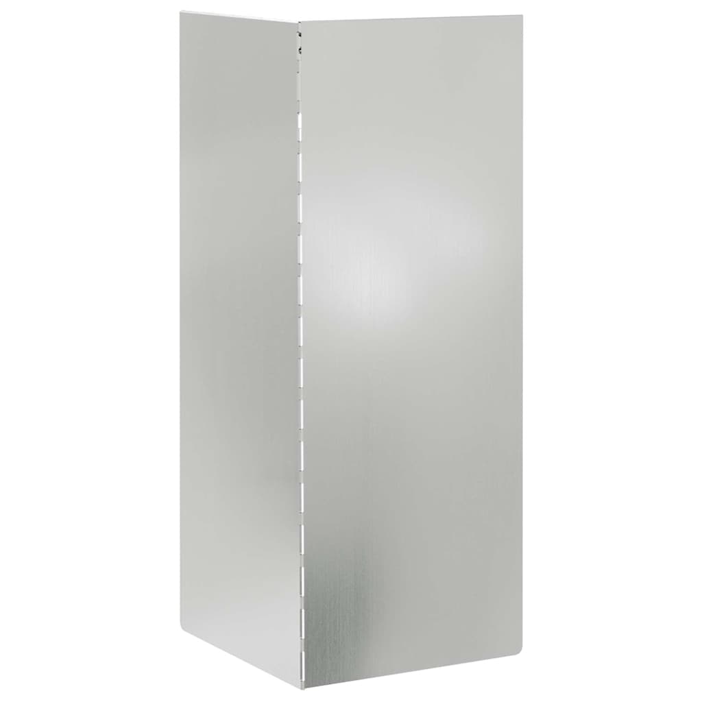 Ograda protiv puževa 4 pcs Srebrno 10 x 10 x 25 cm
