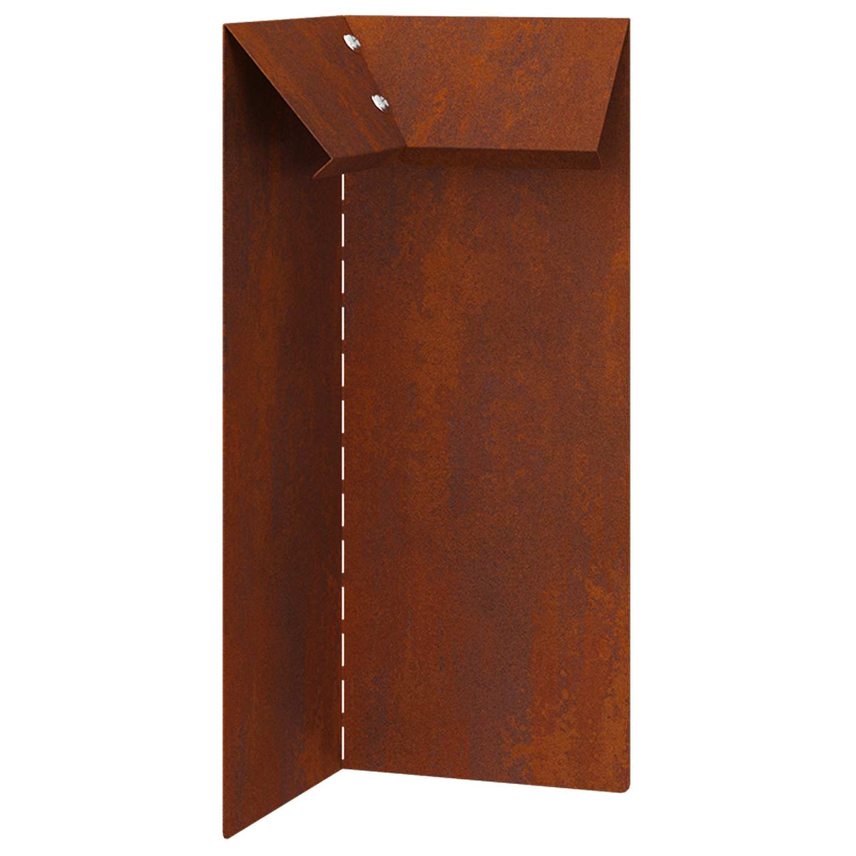 Ograda protiv puževa 4 pcs Rđa 10 x 10 x 25 cm