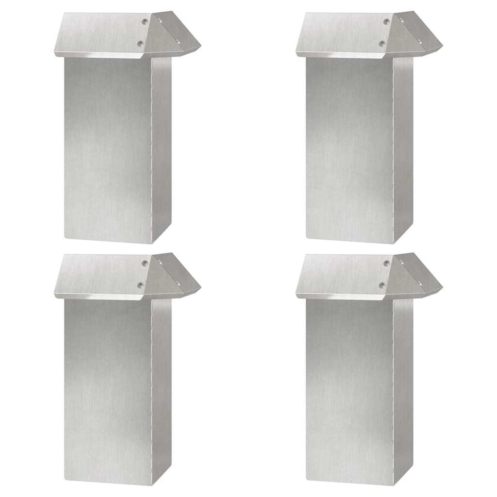 Ograde protiv puževa 8 pcs Srebrno Nehrđajući čelik