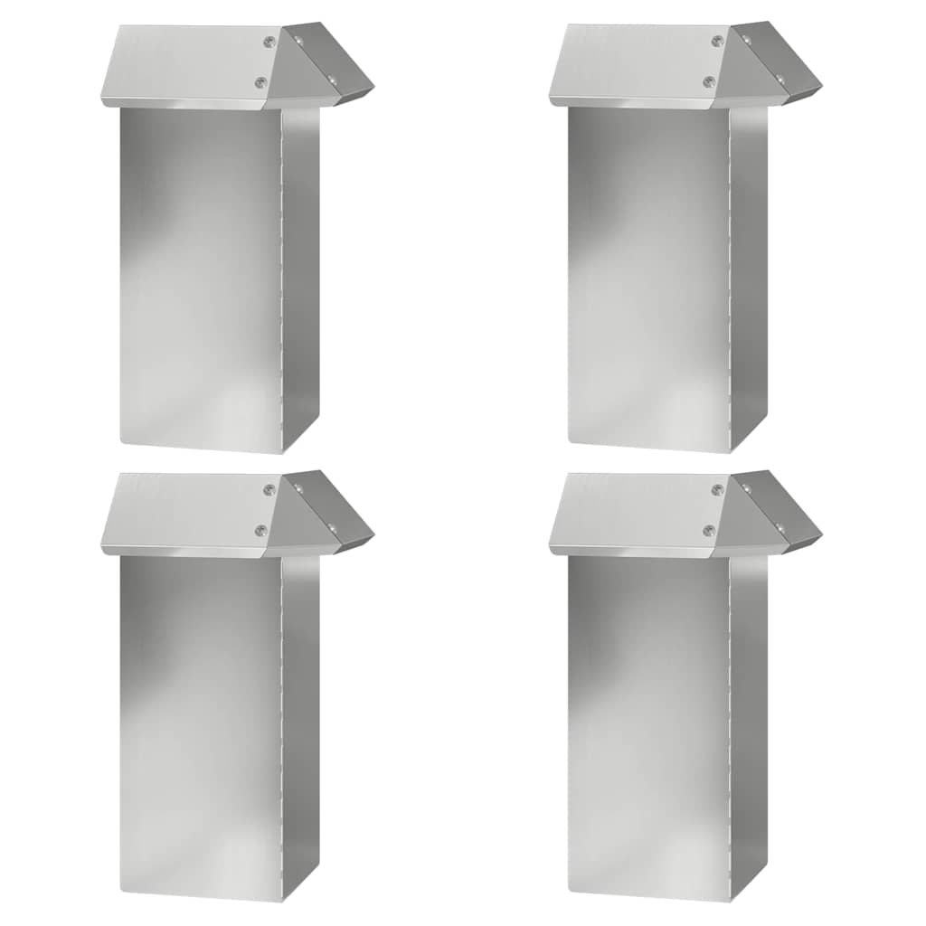 Ograde protiv puževa 8 pcs Srebrno Cinkani čelik