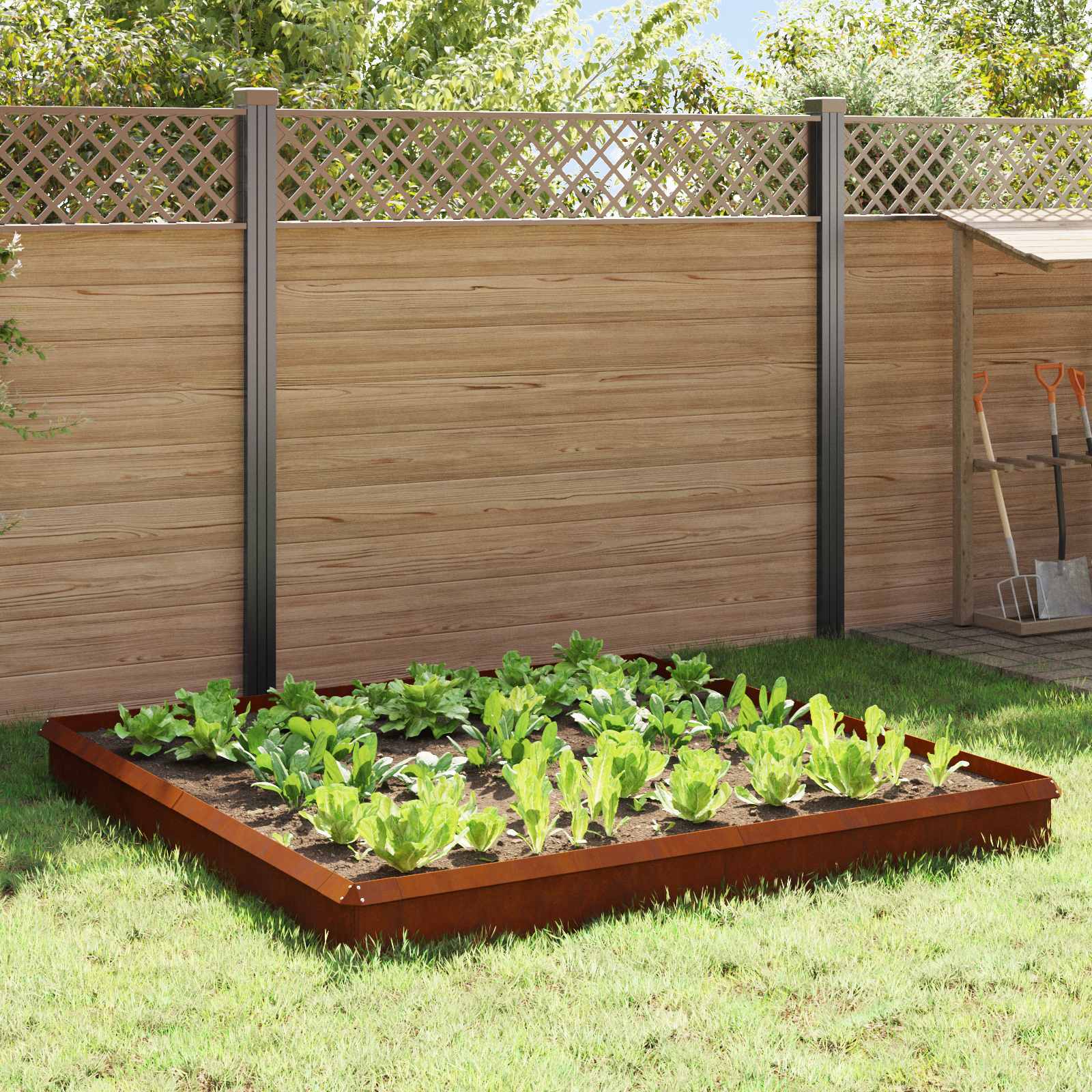 Ograde protiv puževa 12 pcs Rđa