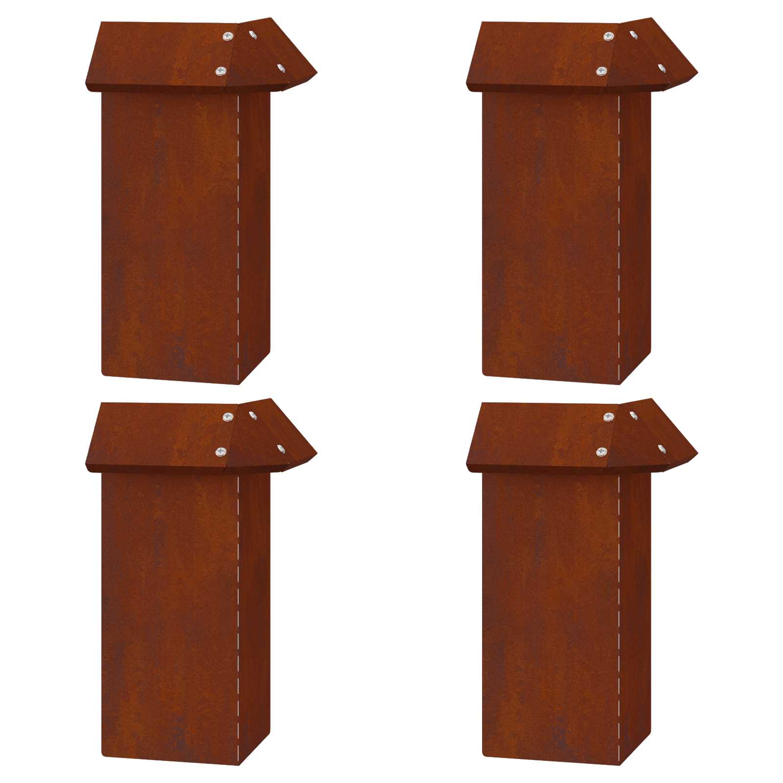 Ograde protiv puževa 12 pcs Rđa
