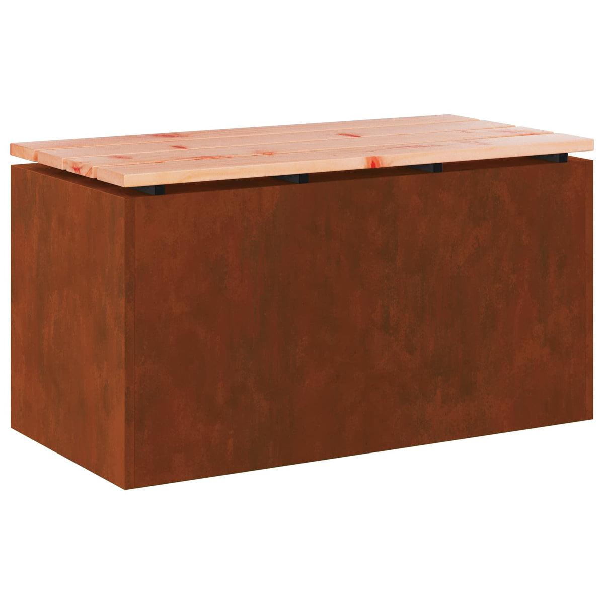 Vrtna klupa Rđa 80 x 40 x 43 cm Otporni čelik