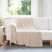 Pokrivači za bacanje 6 pcs Bež 150 x 200 cm Runo