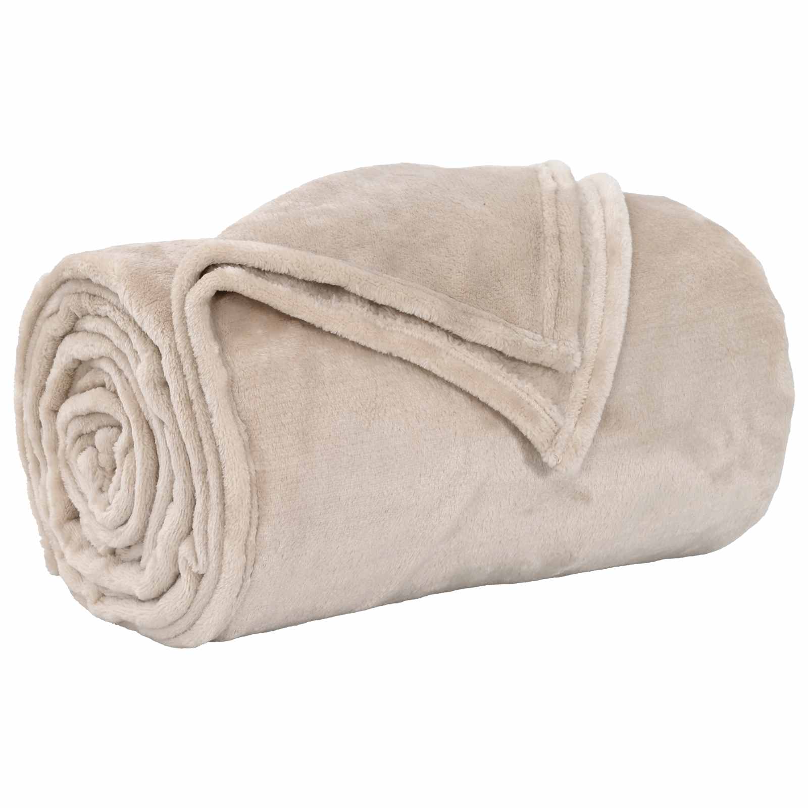 Pokrivači za bacanje 6 pcs Bež 150 x 200 cm Runo