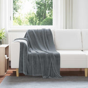 Pokrivači za bacanje 6 pcs Tamno siva 130 x 150 cm Runo