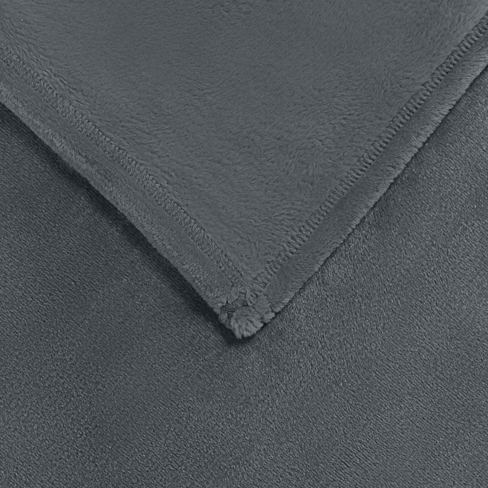 Pokrivači za bacanje 6 pcs Tamno siva 240 x 270 cm Runo